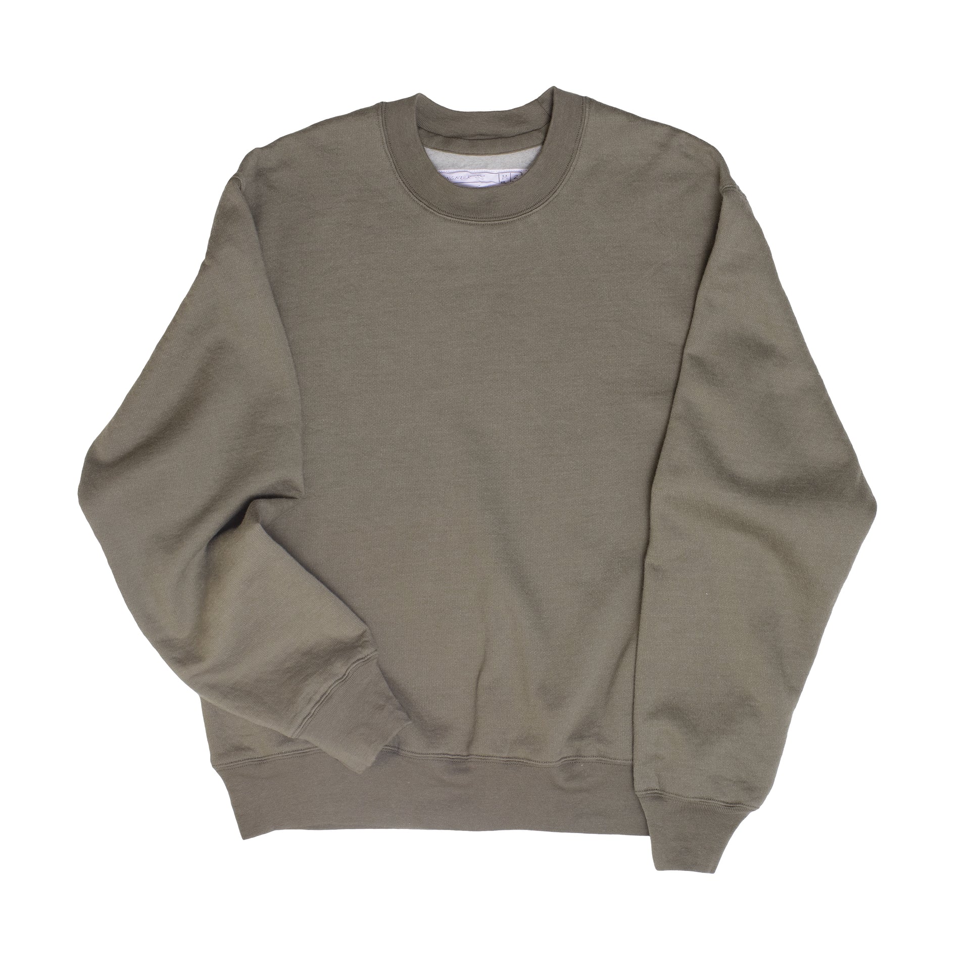 Ring Neck Sweatshirt, Lichen