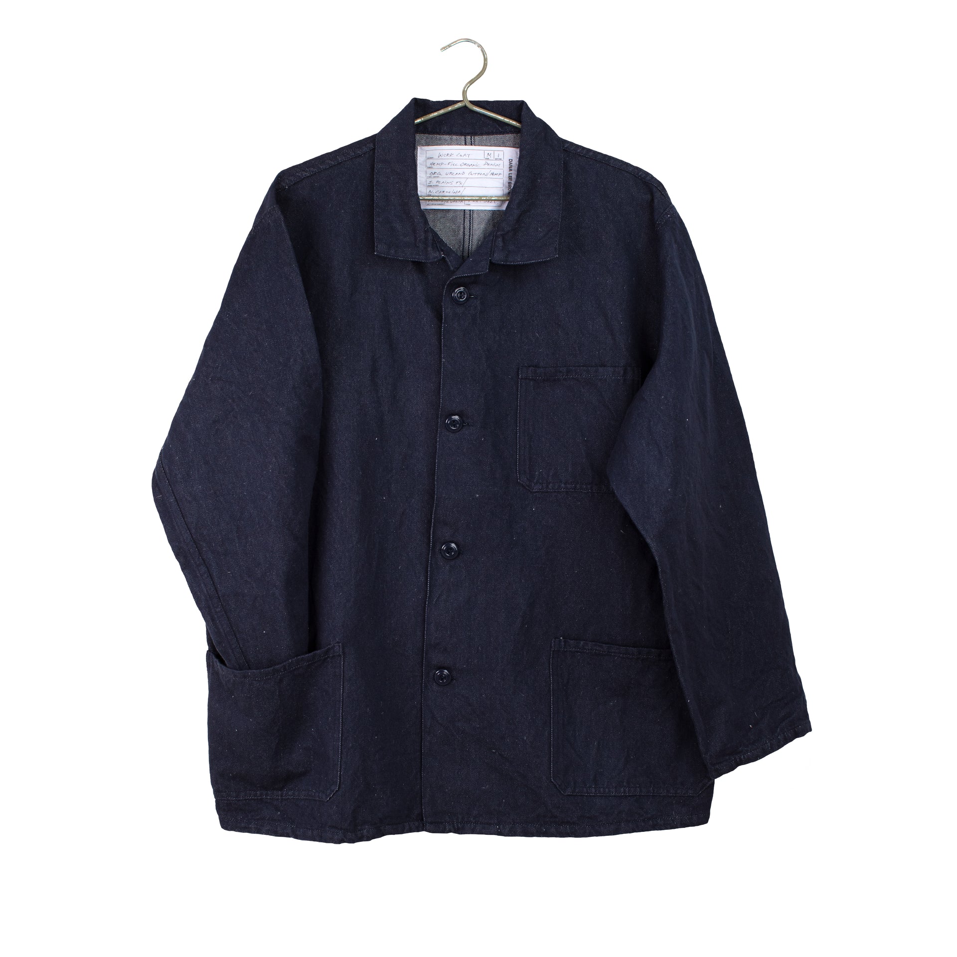 Work Coat, Sun-dried Indigo