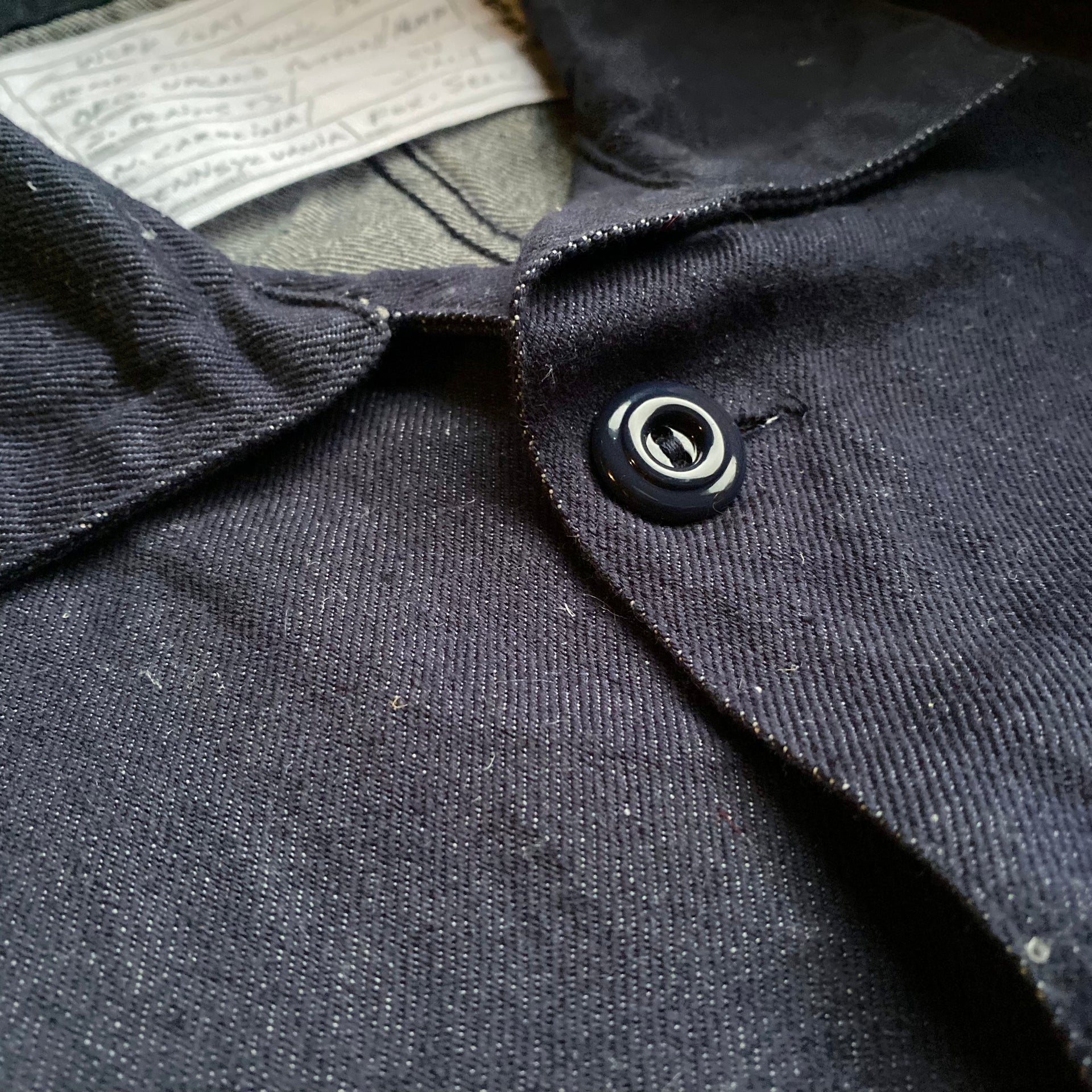 Work Coat, Sun-dried Indigo