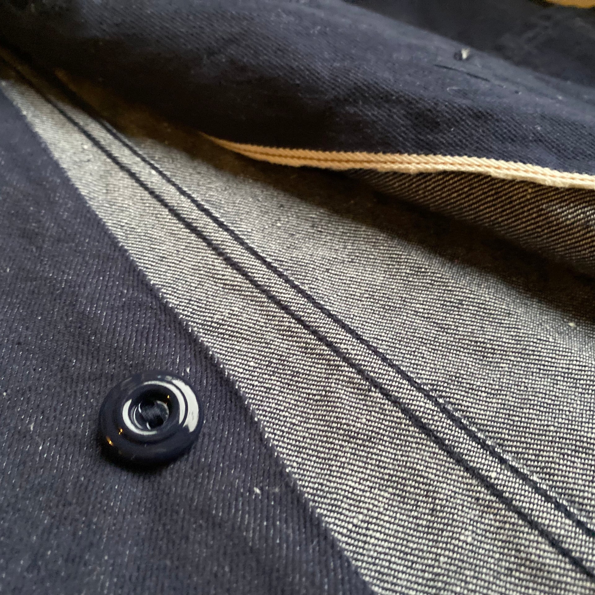 Work Coat, Sun-dried Indigo