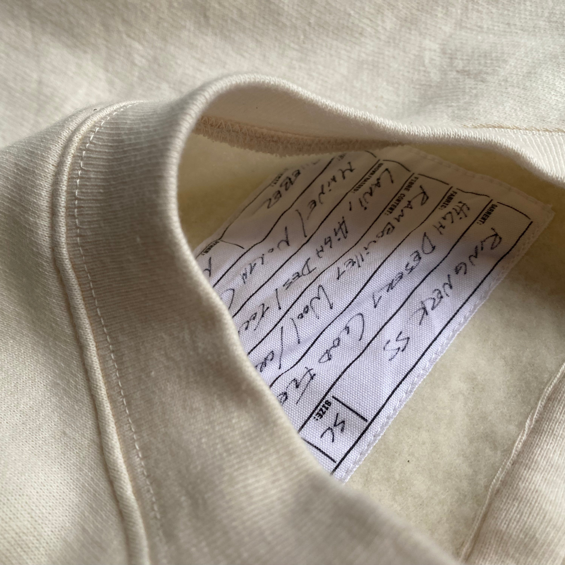 Women's Cropped Ring Neck Sweatshirt, Natural