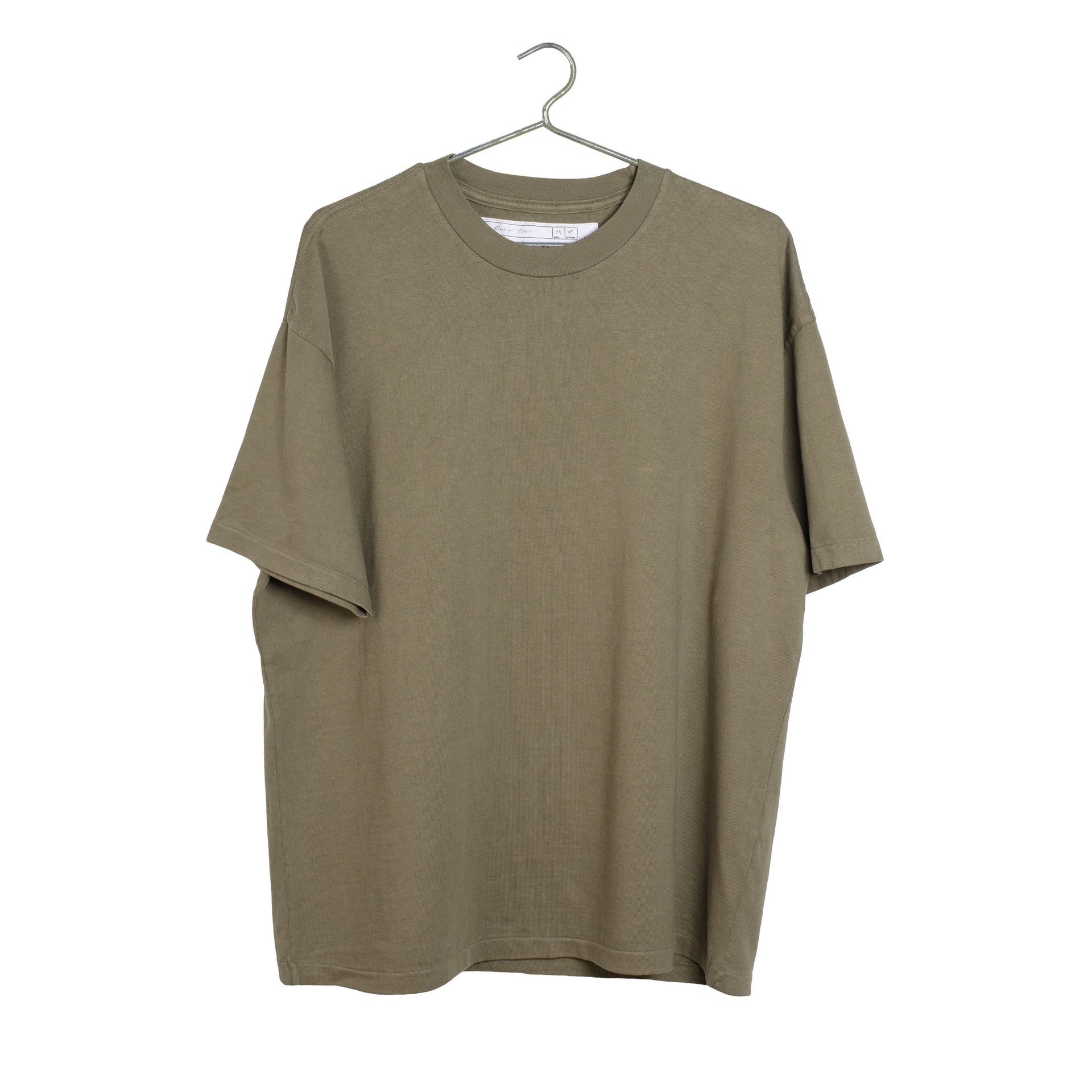 Boxy Tee 2, GOTS Olive