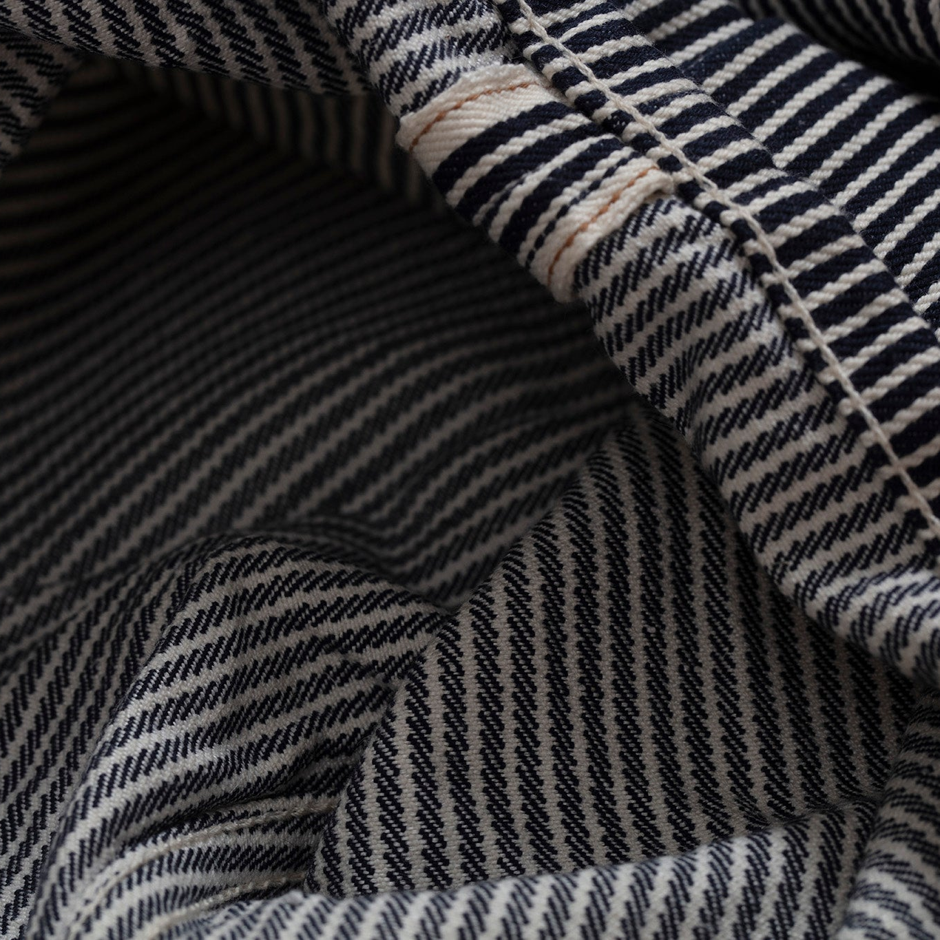 Crawl Jean, Hickory Stripe