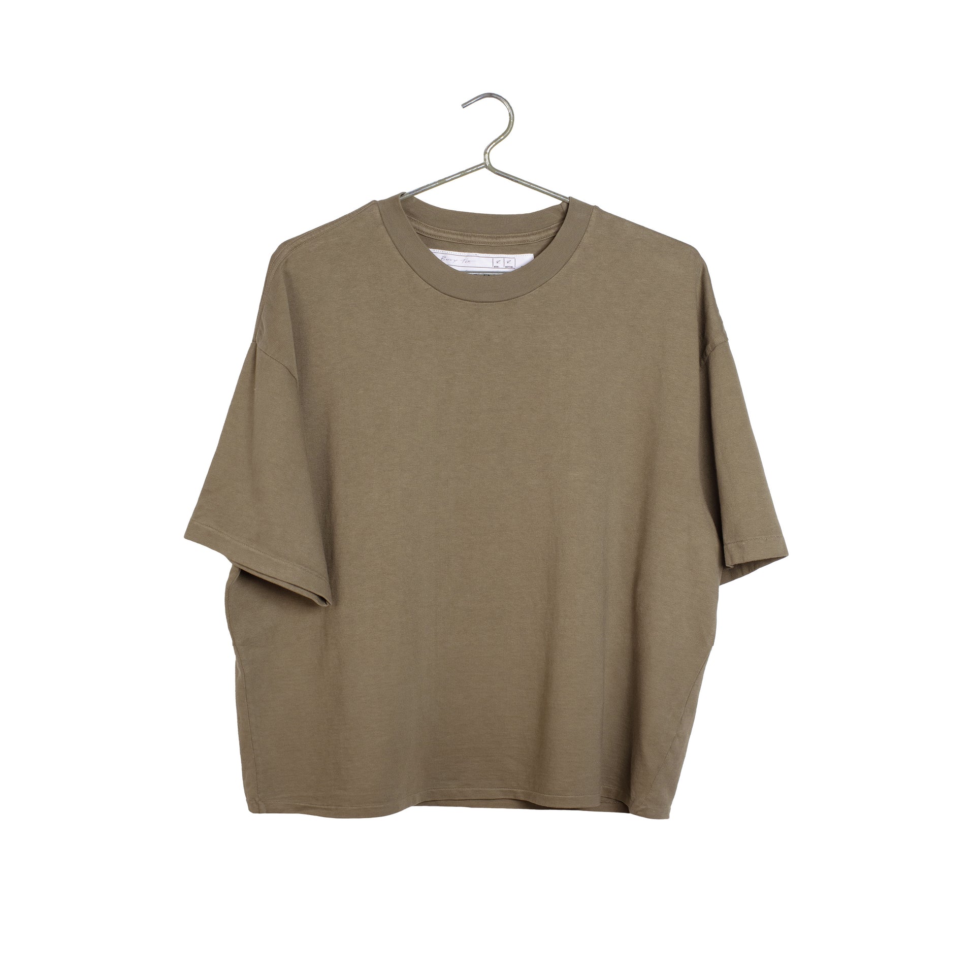 Boxy Tee Women, GOTS Olive