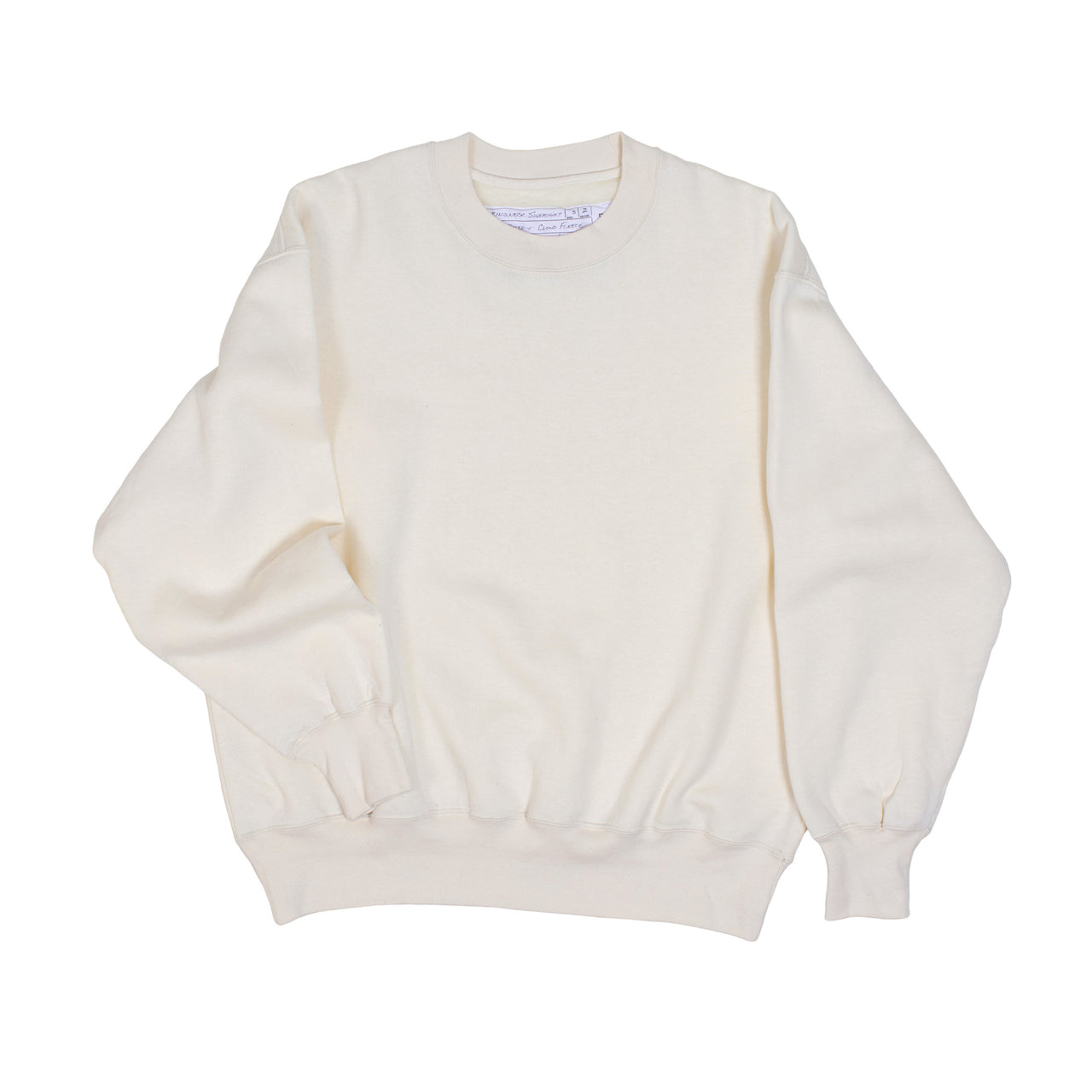 Ring Neck Sweatshirt, Natural