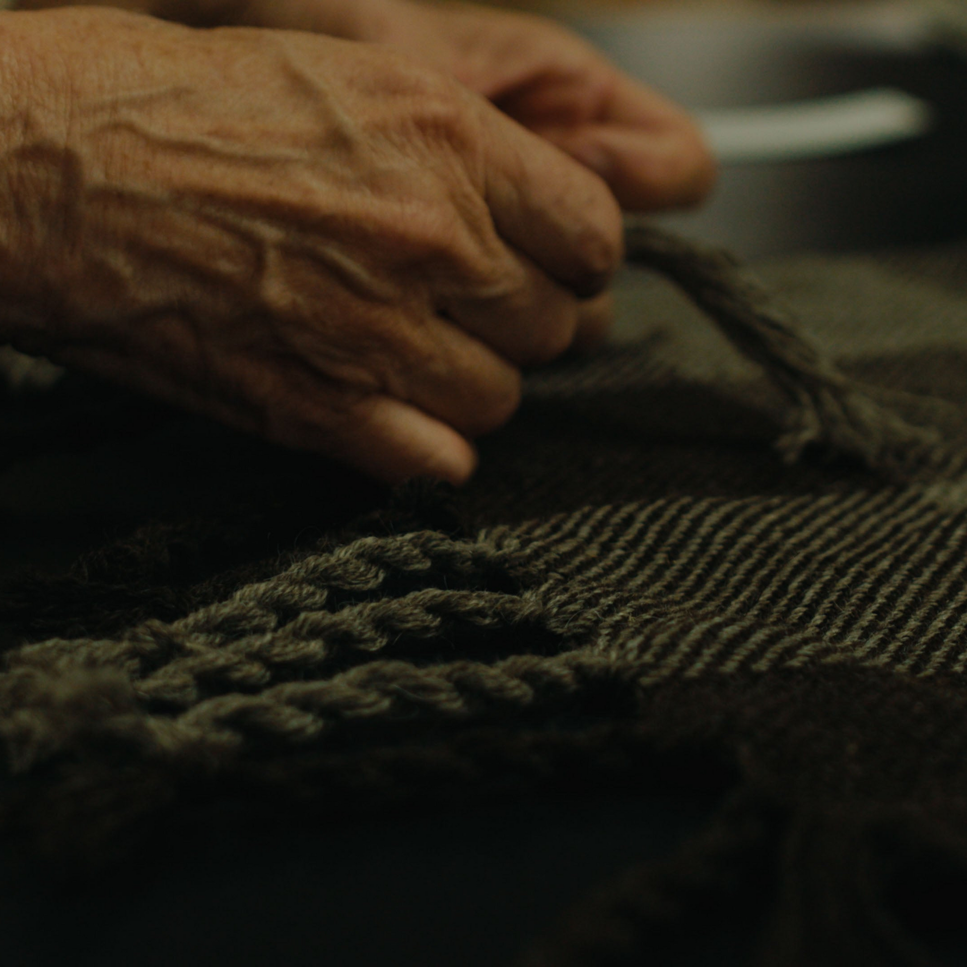 62" Blanket Scarf, Sheep's Black